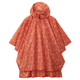 Montbell เสื้อกันฝนพิมพ์ลายของเด็ก รุ่น 1128674 /1128673 /1128672 Print Trekking Rain Poncho Kids