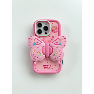 สอบถามก่อนกดสั่ง เคสผีเสื้อ เคสตั้งได้ สีชมพู ซิลิโคน เคสนิ่ม ขาตั้ง silicone เคสโทรศัพท์ ผีเสื้อ นิ่ม ชมพู กันกระแทก