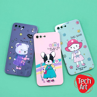 เคสไอโฟน7+/11 // Realme/C12/C25/C53/C55/Xiaomi Redmi10(5G)/Redmi10C/Redmi A1เคสนิ่ม TPU ผิวเงากันเลนส์กล้อง พิมพ์ลาย