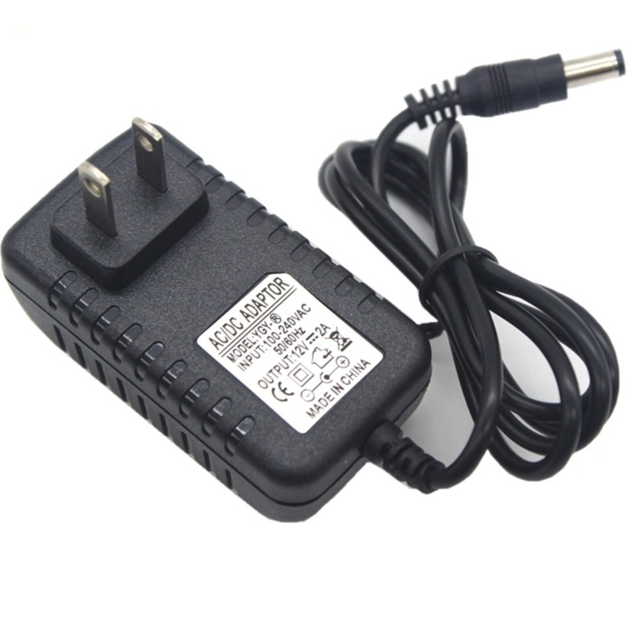 Adapter อะแดปเตอร์ 12V.2A ขนาดหัว 5.5x2.5mm. DC อะแดปเตอร์ Adapter 12V 2A (2000mA ).
