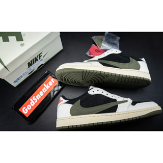 [ Pre - Order ] AJ 1 Low “ TS Olive “ Size 36 - 48.5 [ PK 4.0 ]