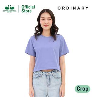 ห่านคู่ เสื้อครอปผู้หญิง รุ่น Ordinary สีม่วง,ชมพูอมแดง,ไลท์ทีล