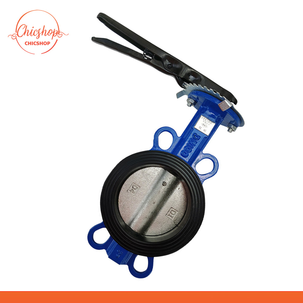 chishop วาล์วผีเสื้อ เวเฟอร์ 2" 3" 4" 6" Butterfly Valve PN16 ใช้งานง่าย