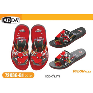 รองเท้า Adda PU 72K36 รองเท้าเด็ก สไปเดอร์แมน Spiderman Size 29-34