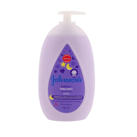 Johnson's จอห์นสัน เบดไทม์ เบบี้ โลชั่น โลชั่นบำรุงผิวกาย 500 มล. (9556006060278)