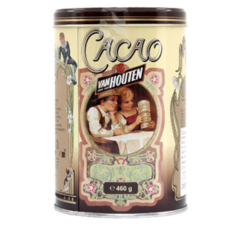 Van Houten Cocoa Powder 460g.แวนฮูเทนผงโกโก้ 460ก.อาหาร เครื่องดื่มช็อคโกแลต