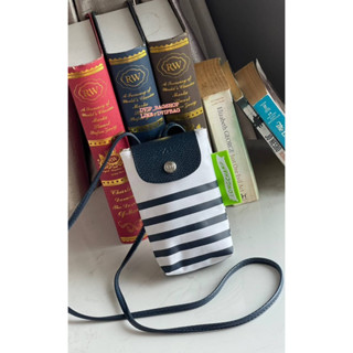 Longchamp Le Pliage Striped Phone Case แท้💯%