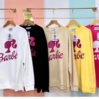 เสื้อแขนยาว ลาย Barbie มัดผม