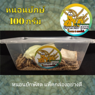 หนอนยักษ์ แพ็คกล่องอย่างดี 100 g (ไม่รับประกัน)