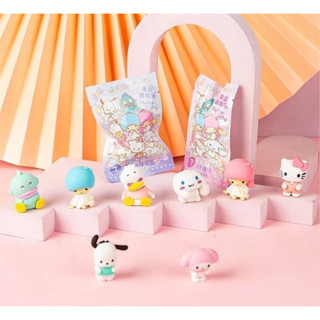 ‼️พร้อมส่ง‼️ยางลบสุ่มลายรวม Sanrio สุดคิ้วท์มาทั้งตัว