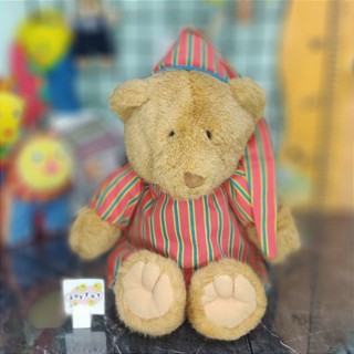 ตุ๊กตา Vintage Avon Bear Sleepy Sherman in Striped Pajamas with Hat ©Avon มือสอง ของแท้จากอเมริกา