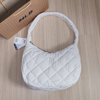 &lt;พร้อมส่ง&gt;MLB Padding Quilted L-Hobo Bag รุ่นใหม่