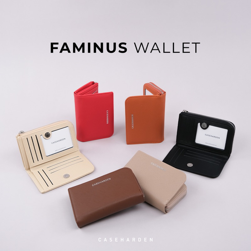 (ใช้โค้ด:15DD300ลด103.-)Caseharden Faminus Wallet กระเป๋าสตางค์ใบกลาง [Faminus]