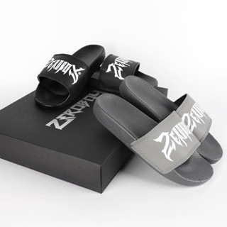 รองเท้าแตะ ZEROBOY-“ Slide Sandals “ รุ่นใหม่ สีเทา