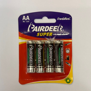 ถ่านPairdeer Super hevy duty 1.5V (AA แพค4ก้อน) ของแท้