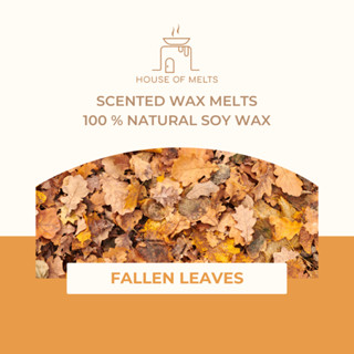 Wax Melts เทียนละลาย เทียนหอมสำหรับละลายกับเตาอโรม่า กลิ่น Fallen Leaves - HOUSE OF MELTS