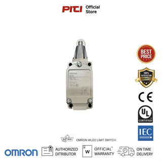 Omron WLD2  Limit Switch  หัวติดลูกล้อยื่นออกมาจากตัวสวิทซ์