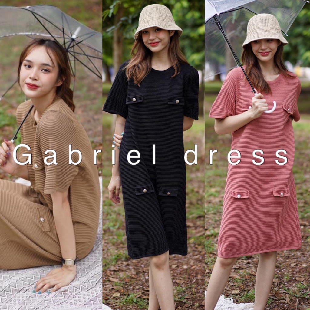สวยแบบมั่งคั่ง...ไร้ขีดจำกัดสุดดดๆ Gabriel dress (450.-) เดรสคอลเลคชั่นสุดหรูแพง เนื้อผ้าพรีเมียม ทรงชุดใส่ง่าย