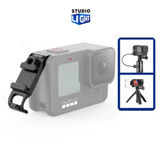 ฝาแบตเตอรี่โกโปร Ulanzi G9-6 Battery Door for GoPro HERO 12/ 11/ 10/ 9 มาพร้อมช่องเสียบฮอตชู ช่องเกลียว 1/4 ถ่าย Vlog