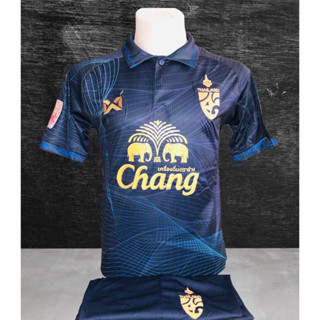 ชุดเสื้อคอปกกางเกงกีฬาทีมไทย สวมใส่สบาย มีหลายสีให้เลือก ผ้าโพลีเอสเตอร์ 100% พร้อมส่ง