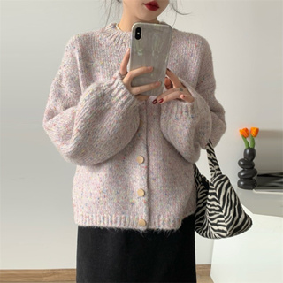 Aurora cardigan เสื้อหนาวไหมพรมแขนยาวสไตล์เกาหลี TS1656