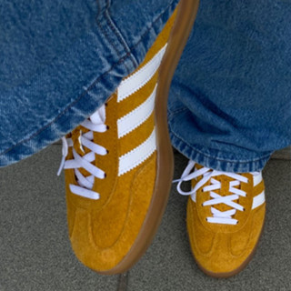 รองเท้าพร้อมส่งของแท้ "Adidas Gazelle Indoor Yellow"