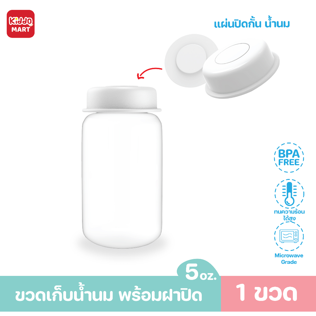 ขวดเก็บน้ำนม ขวด 5 ออนซ์ และ 9 ออนซ์ ขวดสต๊อกน้ำนม แช่เย็นได้ ต้ม/อบ/ลวก/นึ่ง 100องศา ปลอด BPA ใช้ซ้ำได้ ลดขยะพลาสติก