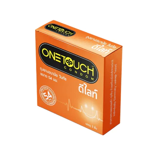 Onetouch ถุงยางอนามัย วันทัช ดีไลท์ ขนาด 54 มม. x 1 กล่อง