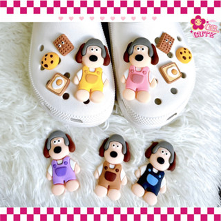 ตัวติดรองเท้า Crocs Jibbitz แบบเซ็ท ลาย brekkie dog สินค้าพร้อมส่งจากไทย จัดส่งเร็ว