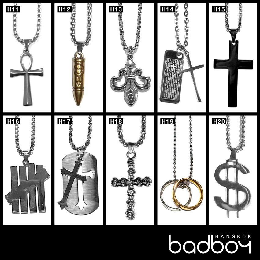 สร้อยคอ สร้อยคอแฟชั่น สร้อยคอผู้ชาย รหัส (H11-H20)