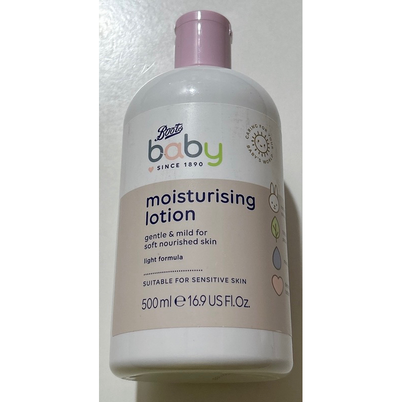 มือ1 แท้ มีของ ส่งทุกวัน 500 ml exp2026-27 บู๊ทส์ เบบี้ มอยส์เจอร์ไรซิ่ง โลชั่น
