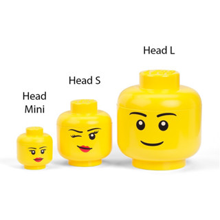 🧱🧩🎁 ของแท้ 100% หัวเก็บเลโก้สัญลักษณ์ LEGO® Iconic Boy Girl Storage Head Mini Small Large 4032 5005528 5005527