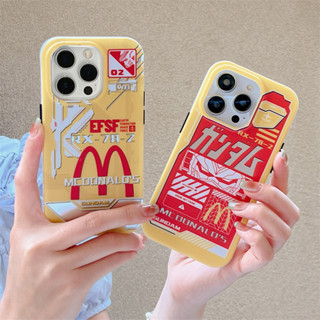 🎁ส่งของขวัญ🎁เคสไอโฟนเท่ๆ McDonalds เคสไอโฟน 14Pro max GUNDAM เคส for iPhone 14 13 12 11 12Pro 13Pro max case แฟชั่น