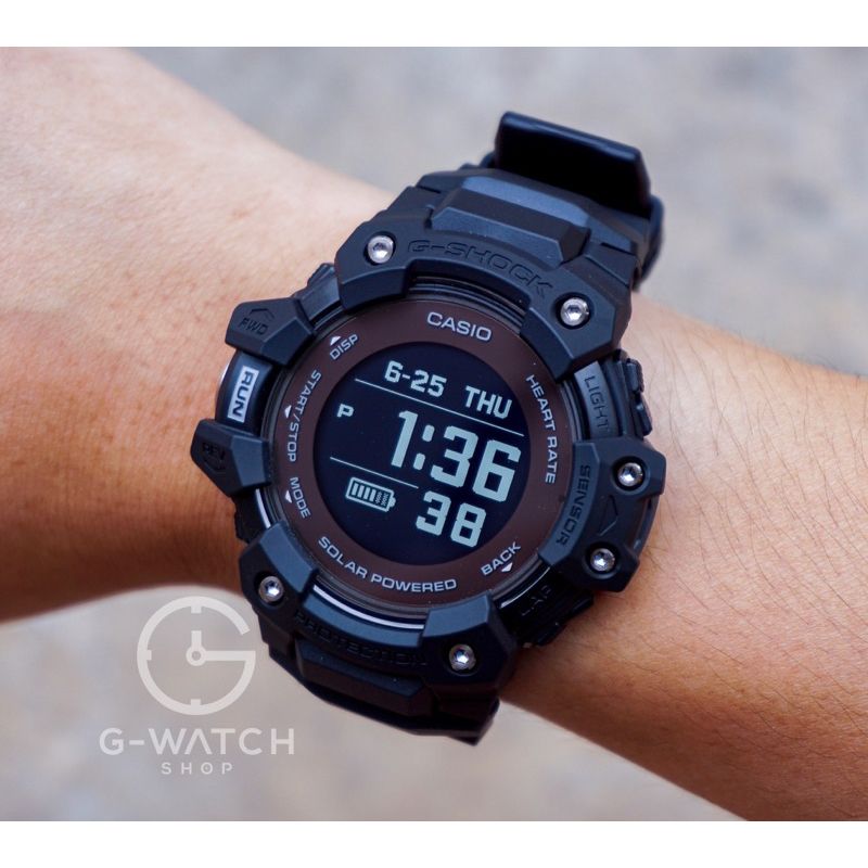 [สินค้าหมดครับ] G-SHOCK G-SQUAD GBD-H1000, GBD-H1000-1 HeartRateMonitor and GPS, Phone Notifications