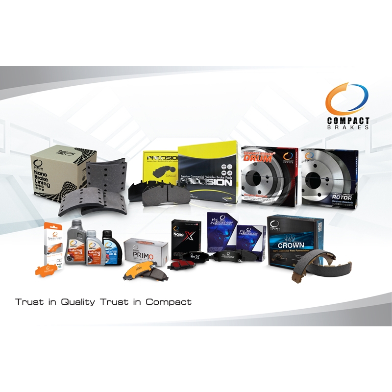 ผ้าเบรครถบรรทุก GXZ360 FXZ360 ล้อหน้า 10 รู อีซูซุ เดก้า 360 ผ้าเบรค360 ผ้าเบรครถสิบล้อ ISUZU DECA360 1 กล่อง 8 แผ่น - รูปที่ 3