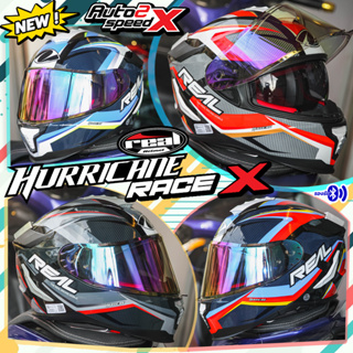 หมวกกันน็อค REAL HURRICANE RACE X, MAORI แว่น2ชั้น รุ่นใหม่ล่าสุด 2023