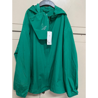 เสื้อคลุมมีฮู้ดซิป Uniqlo Airism UV protection ขนาด XL สี Green สินค้าใหม่พร้อมส่ง