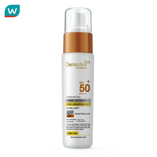 Dermaction Plus by Watsons เดอมาแอคชันพลัสบายวัตสัน แอดวานซ์ ซัน ไฮบริด ไฮยา ซี พลัส อะควา เจล SPF50+ PA++++ 4