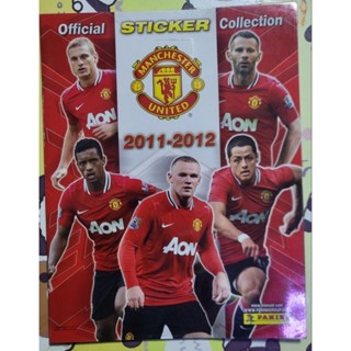 Panini สมุดสะสมสติ๊กเกอร์ Manchester United : 2011-2012 (ครบชุด)