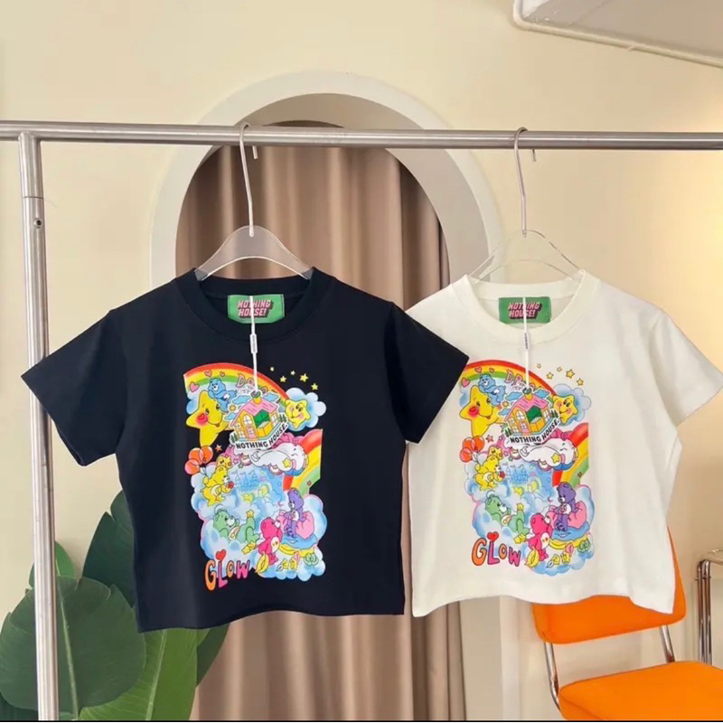 เสื้อ Nothing House ลายแคร์แบร์ สีดำ