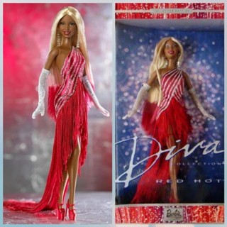Barbie Red Hot Diva AA Collector doll 2002 ขายตุ๊กตาบาร์บี้ รุ่น Red Hot Diva งานกล่องสะสม 🍓 สินค้าใหม่พร้อมส่ง 🍓