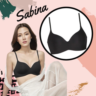 32A,34C,34D เสื้อในซาบีน่า รุ่น ไร้โครง รหัส SBU8300BK