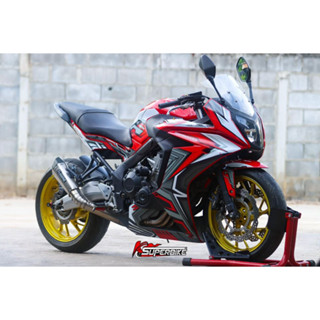 สติ๊กเกอร์แต่งลายรถ Honda Cbr 650F ลาย LKB RACING V.1