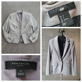 [มือสอง] เสื้อสูทผู้หญิง เบลเซอร์ Ann Taylor 0P กับ H&amp;M 32