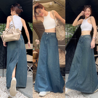 ROSE DENIM SKIRT(3-5วันจัดส่ง)