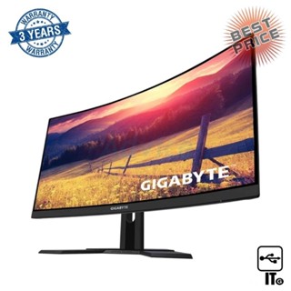 Monitor 27 GIGABYTE G27QC-A (VA, HDMI, DP, USB, SPK) CURVE 2K 165Hz ประกัน 3Y จอคอม จอมอนิเตอร์