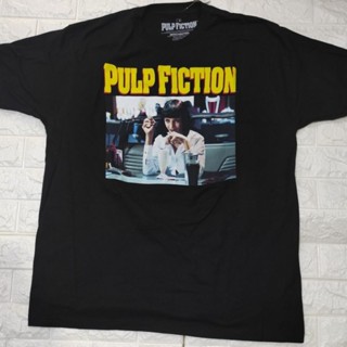 🌞เสื้อยืดภาพยนตร์เรื่อง PULP FICTION หนังในตำนานเรื่องหนึ่ง สายหนังห้ามพลาด