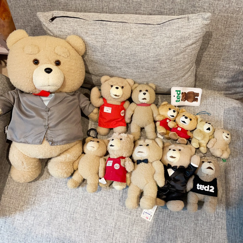 ตุ๊กตา พวงกุญแจ ted หมีเท็ด หมีเทด ted หมีเท็ด หมีไม่แอ๊บแสบได้อีก งานแท้นำเข้า🇯🇵🇺🇸🏴󠁧󠁢󠁥󠁮󠁧󠁿