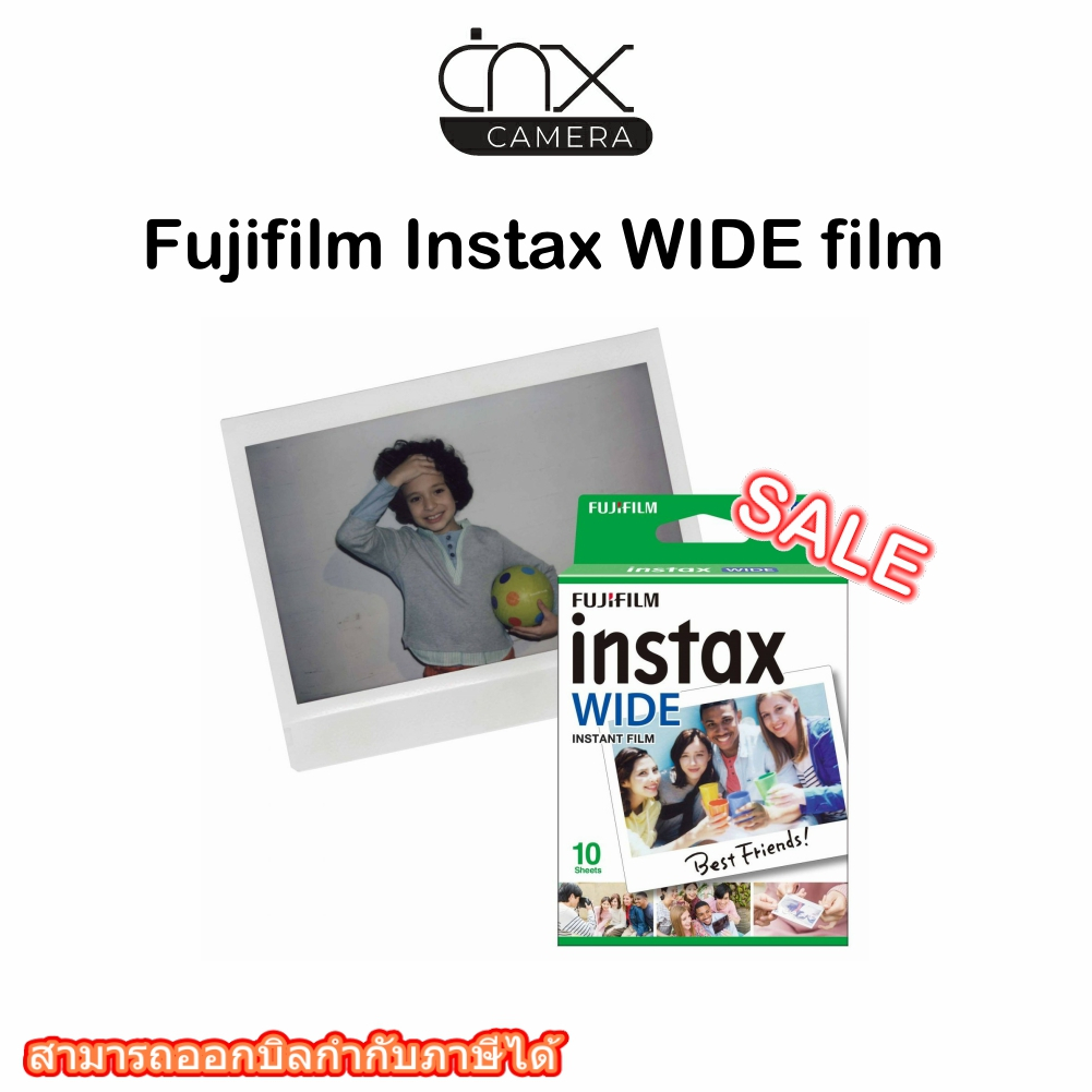 FUJIFILM ฟิล์มสำหรับใส่กล้อง INSTAX WIDE 300FUJIFILM Instax wide film Double pack ของแท้