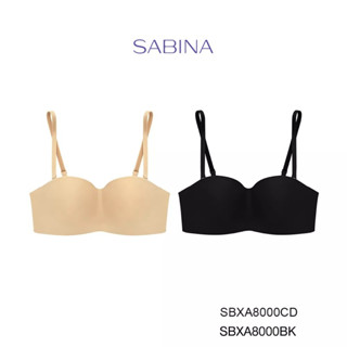 Sabina ซาบีน่า เสื้อชั้นใน  รหัส SBXA8000 มีโครง BODY BRA THE SERIES (เกาะอก) รุ่น Doomm Doomm